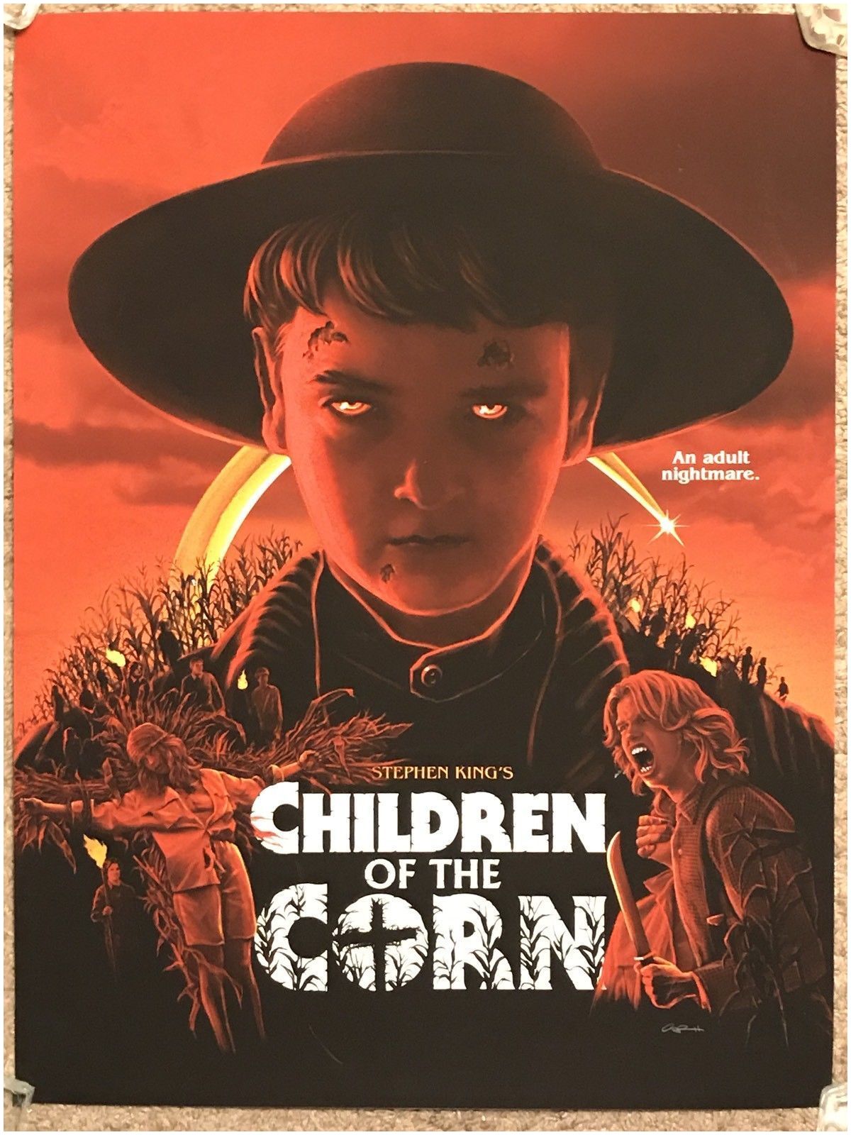 Gary Pullin Stephen King Children The Corn Movie Print Poster Mondo Horror