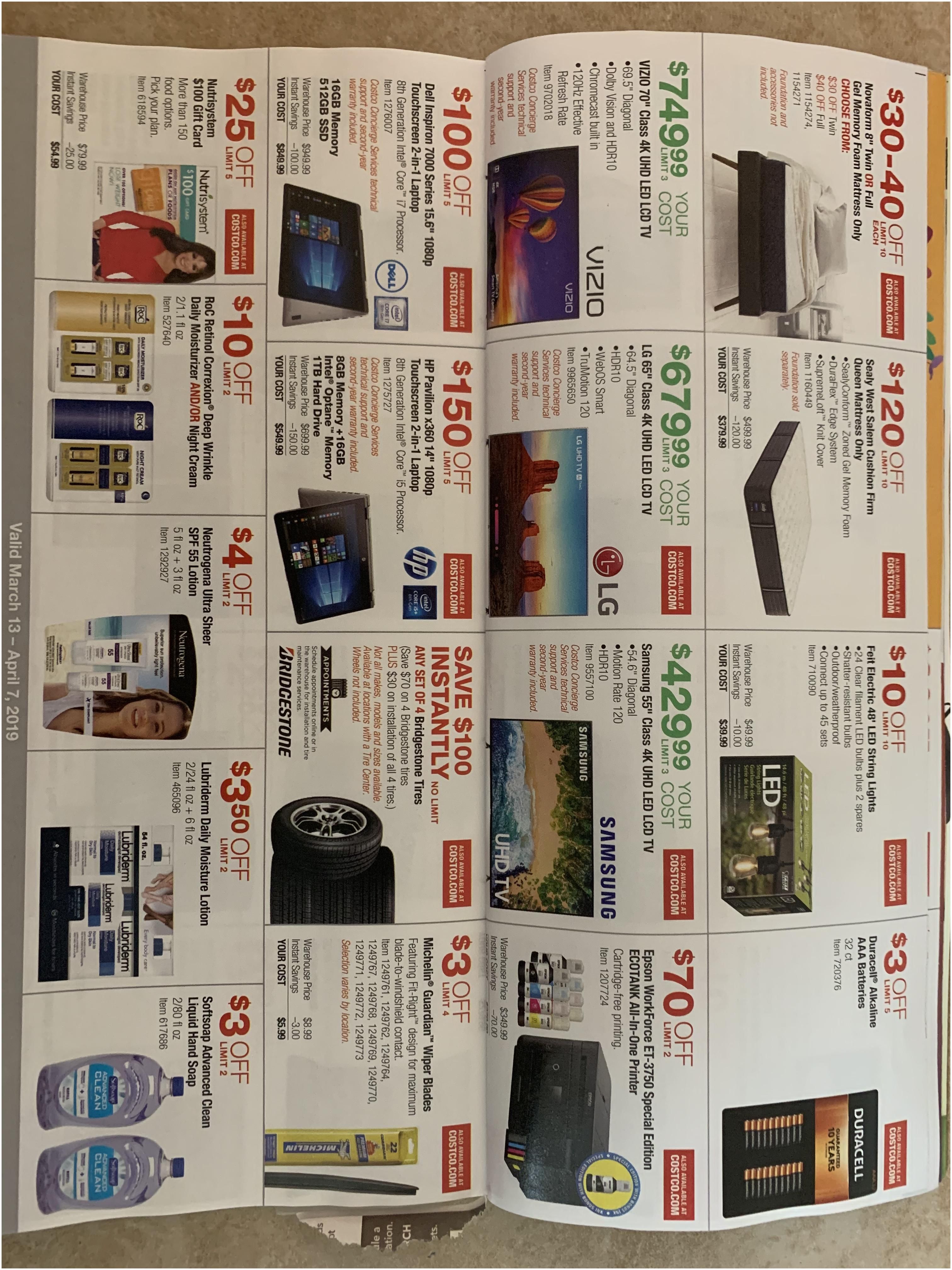 COSTCO March 2019 Coupon Book