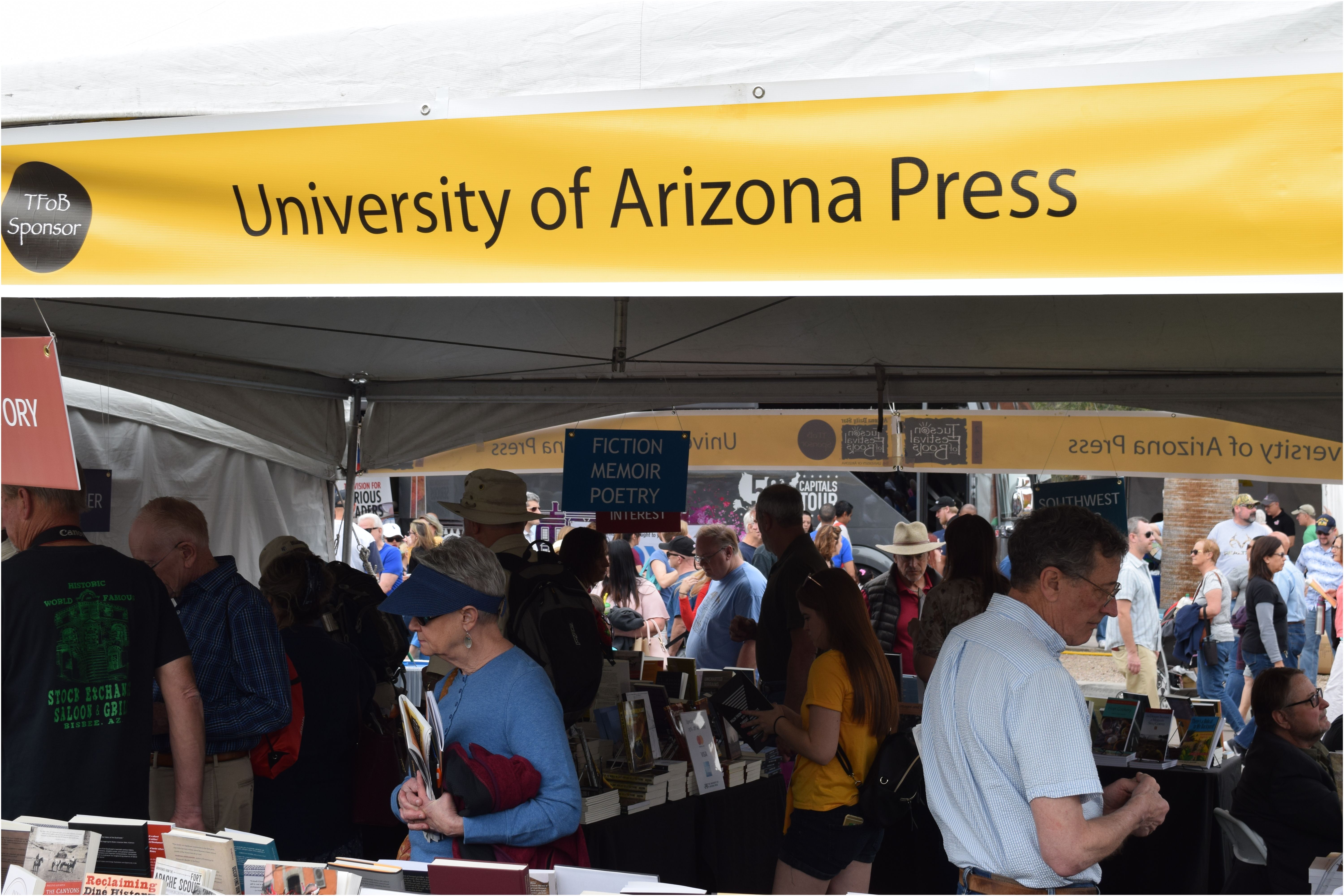 We re nearly three weeks away from Tucson s largest literary event The Tucson Festival of Books is one of the largest literary festivals in the country