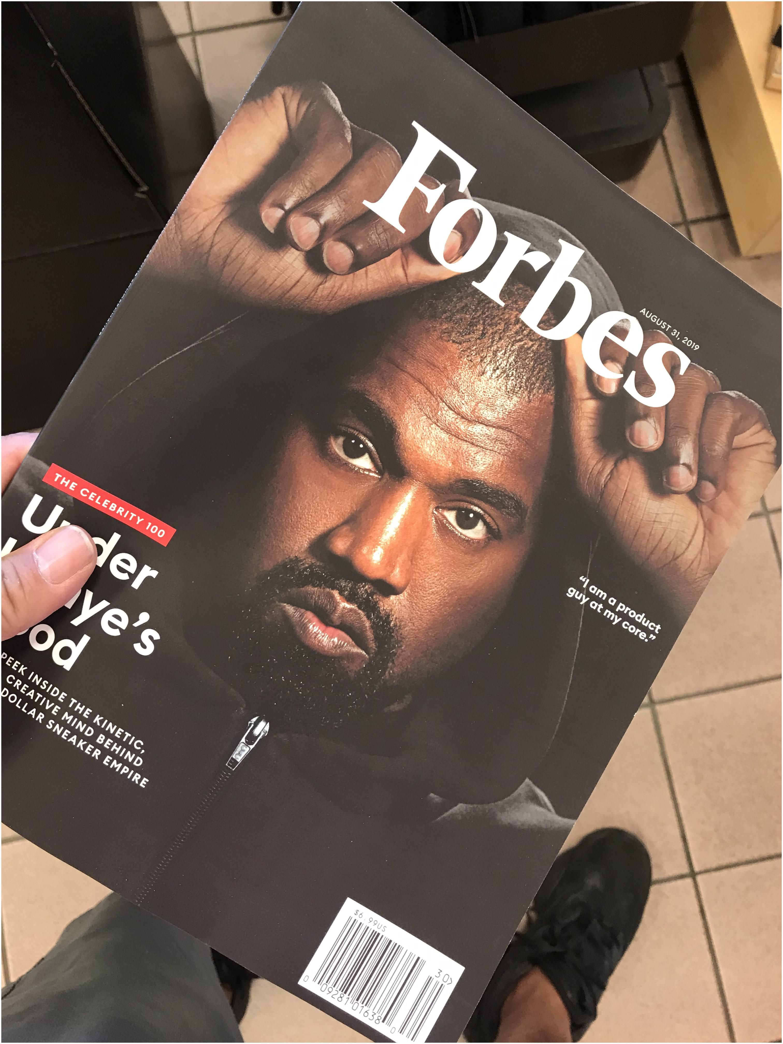 Is forbes Magazine A Reliable source that Ye forbes Flex Got My Copy today Kanye