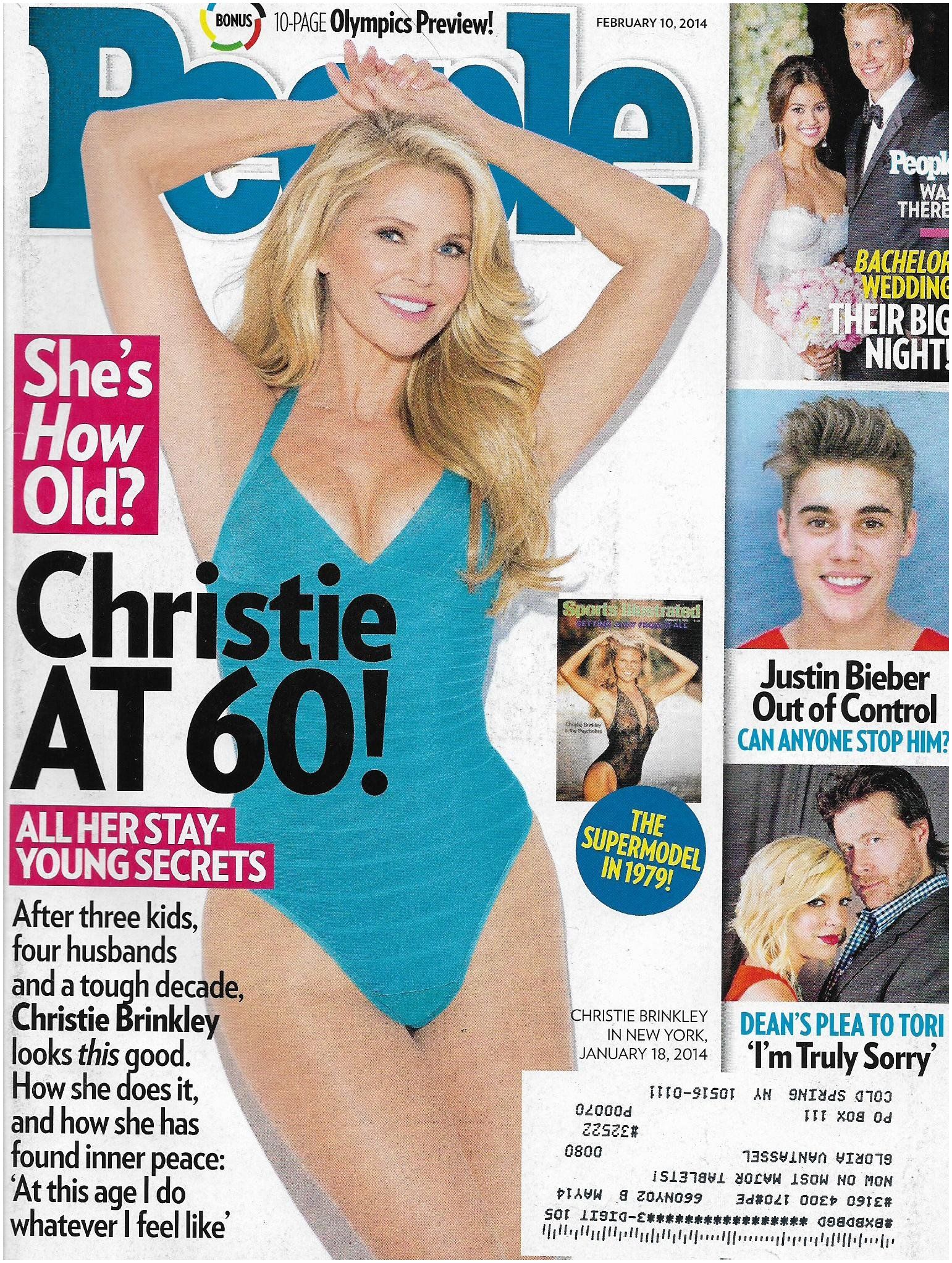 People Magazine February 10 2014 Christie Brinkley Cover Single Issue Magazine – 2014