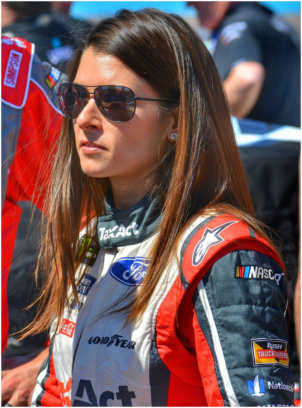 1200px Danica Patrick 2017 Camping World 500 Driver s Parade on Pit Road